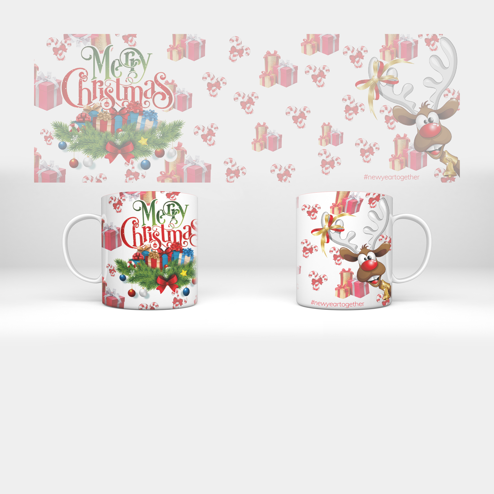 Merry Christmas Kupa Bardak
